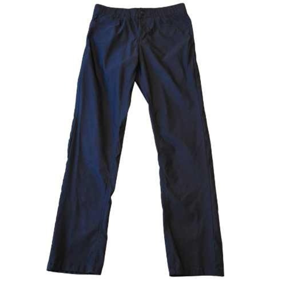 Chaps Mens 32x34 Black Straight Leg Casual Pants Flat Front Zip Pocket